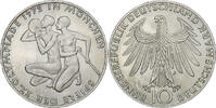 Federal Republic of Germany 10 Mark Coin, GERMANY - FEDERAL REPUBLIC, Hambourg, Silver -