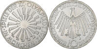 Federal Republic of Germany 10 Mark Coin, GERMANY - FEDERAL REPUBLIC, Hambourg, Silver -
