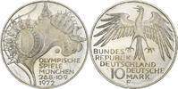 Federal Republic of Germany 10 Mark Coin, GERMANY - FEDERAL REPUBLIC, Stuttgart, Silver -