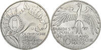 Federal Republic of Germany 10 Mark GERMANY - FEDERAL REPUBLIC, Hamburg, Silver, KM:133 -