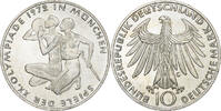 Federal Republic of Germany 10 Mark GERMANY - FEDERAL REPUBLIC, Karlsruhe, Silver, KM:132 -