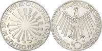 Federal Republic of Germany 10 Mark Coin, GERMANY - FEDERAL REPUBLIC, Munich, Silver, KM:130 -