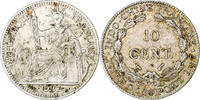 French Indochina 10 Cents FRENCH INDO-CHINA, Paris, Silver, KM:16.2 -