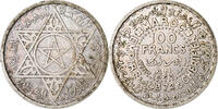 Morocco 100 Francs MOROCCO, Paris, KM #52, Silver, 4.00 -