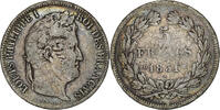 France 5 Francs Coin, Louis-Philippe, Lyon, Silver, KM:735.4 -