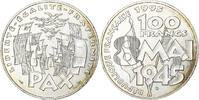France 100 Francs 8 mai 1945, Silver, Gadoury:952, KM:1116.1 -