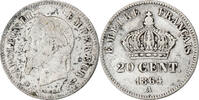 France 20 Centimes Napoléon III, Paris, Silver, Gadoury:308 -