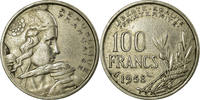 France 100 Francs Coin, Cochet, Copper-nickel, Gadoury:897 -