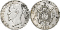 France 5 Francs Napoleon III, Napoléon III, Strasbourg, Silver -