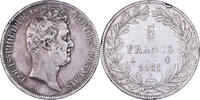 France 5 Francs Louis-Philippe, Paris, Tranche en relief -