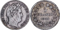 France 5 Francs Louis-Philippe, Limoges, Silver, Gadoury:678 -