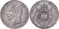 France 5 Francs Coin, Napoleon III, Napoléon III, Strasbourg -
