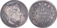 France 5 Francs Coin, Louis-Philippe, Lyon, Silver, KM:749.4 -