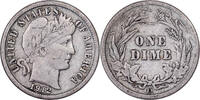 United States Dime Barber Dime, U.S. Mint, Denver, Silver -