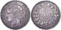 France 5 Francs Cérès, Bordeaux, Silver, KM:818.2 -