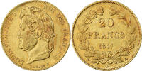 France 20 Francs Louis-Philippe, Paris, Gold, Gadoury:1031 -