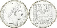 France 20 Francs Coin, Turin, Paris, Silver, KM:879 -