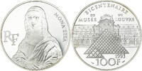 France 100 Francs Mona Lisa, Paris, Silver, KM:1017 -