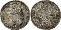 1/2 Crown 1713 Großbritannien Anne, Silber, S, Spink:3607 S