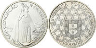 Portugal 1000 Escudos Coin, Lisbon, Silver, KM:696 -