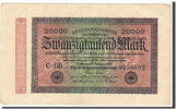 Germany 20,000 Mark Banknote, KM:85b -