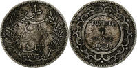 Tunisia Franc Ali Bey, Paris, Silver, Lecompte:189, KM:224 -