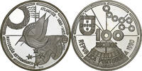 Portugal 100 Escudos Lisbon, Silver, KM:649a -