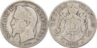 France 2 Francs Napoleon III, Napoléon III, Paris, Silver -
