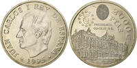 Spain 2000 Pesetas Juan Carlos I, Madrid, Silver, KM:954 -