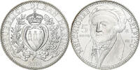San Marino 5 Euro Melchiorre Delfico, Rome, Silver, KM:472 -