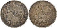 France 5 Francs Cérès, Bordeaux, Silver, Gadoury:742 -