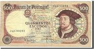 Portugal 500 Escudos Banknote, KM:170a -