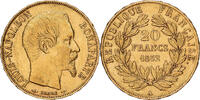 France 20 Francs Louis Napoléon Bonaparte, Paris, Gold -