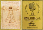 Tokelau Dollar 1/500 Oz, Leonardo da Vinci, Gold -
