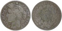 France 2 Francs Coin, Cérès, Paris, Silver, Gadoury:530a -
