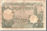 Algeria 50 Francs Banknote, 1936-10-02, KM:80a -