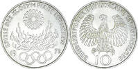 GERMANY - FEDERAL REPUBLIC 10 Mark Coin, Munich, Silver, KM:135 -