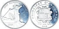 Andorra 10 Diners Coin, 2006 Olympics freestyle skier.BE -