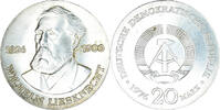 GERMAN-DEMOCRATIC REPUBLIC 20 Mark Coin, Silver, KM:63 -