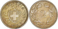 Switzerland 2 Rappen Coin, Bern, Bronze, KM:4.1 -
