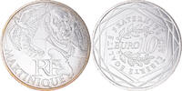 France 10 Euro Paris, Martinique, Silver, KM:1879 -