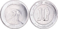 Algeria 10 Dinars Coin, Algiers, Bi-Metallic, KM:124 -