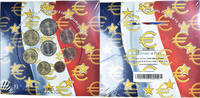 France 1 Cent to 2 Euro Monnaie de Paris, euro set, BU -