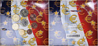 France 1 Cent to 2 Euro euro set, Monnaie de Paris, BU -