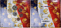 France 1 Cent to 2 Euro Monnaie de Paris, euro set, BU -