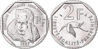 France 2 Francs Coin, Guynemer, Nickel, KM:1187, Gadoury:550 -