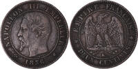 France 2 Centimes Coin, Napoléon III, Bordeaux, Bronze -