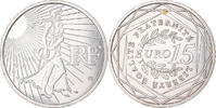 France 15 Euro Semeuse, Silver, Gadoury:2, KM:1535 -