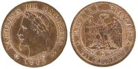 France Centime Coin, Napoleon III, Napoléon III, Bordeaux -