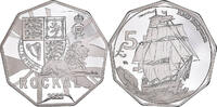 Scotland 5 Pounds Coin, Les navires historiques ,ROCKALL.BE -
